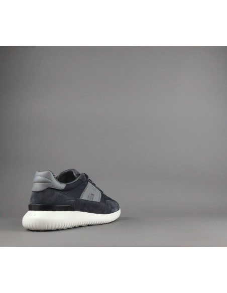 Hogan --- H709 Uomo Camoscio Tela Blu Scuro Prezzo 420,00