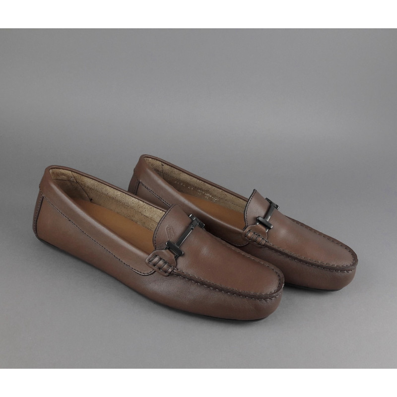 Frau _ Mocassino Morsetto Uomo Pelle Sfoderato Marrone Prezzo 135,00