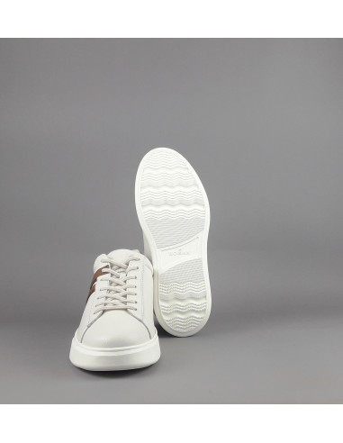 Hogan --- H580 Uomo Pelle Avorio H Lunga Prezzo 390,00