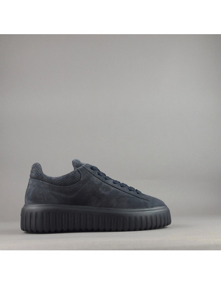 Hogan --- Stripes Uomo Camoscio Blu Scuro Prezzo 430,00