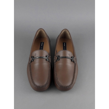 Frau _ Mocassino Morsetto Uomo Pelle Sfoderato Marrone Prezzo 135,00