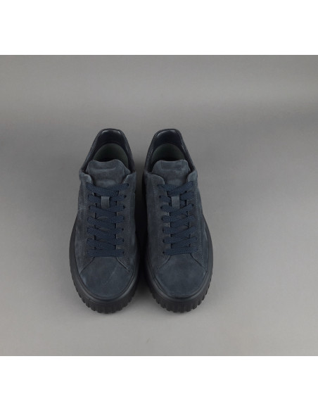 Hogan --- Stripes Uomo Camoscio Blu Scuro Prezzo 430,00