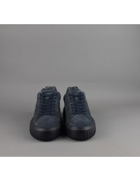 Hogan --- Stripes Uomo Camoscio Blu Scuro Prezzo 430,00