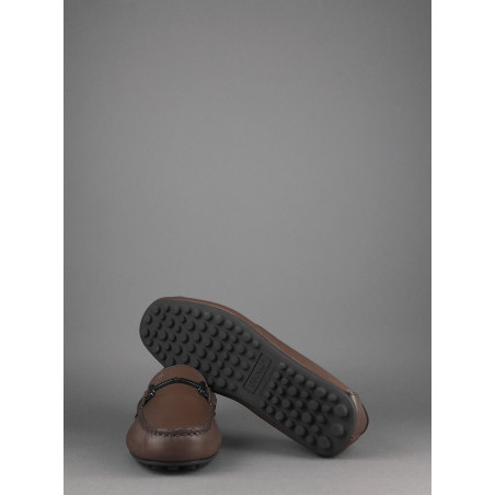 Frau _ Mocassino Morsetto Uomo Pelle Sfoderato Marrone Prezzo 135,00