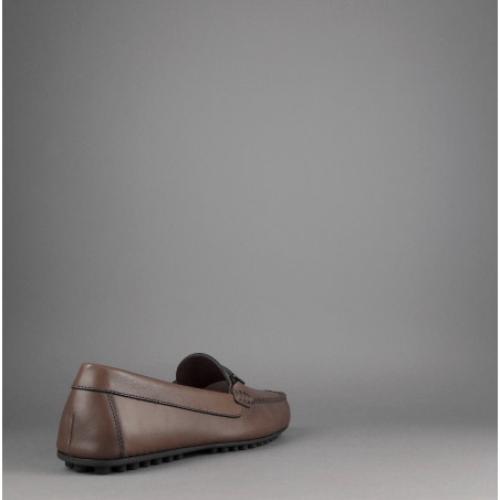 Frau _ Mocassino Morsetto Uomo Pelle Sfoderato Marrone Prezzo 135,00