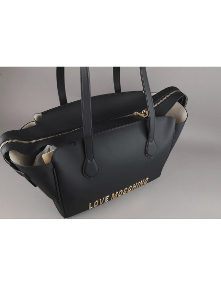 Love Moschino --- Shopper Donna Pu Nero Prezzo 229,00