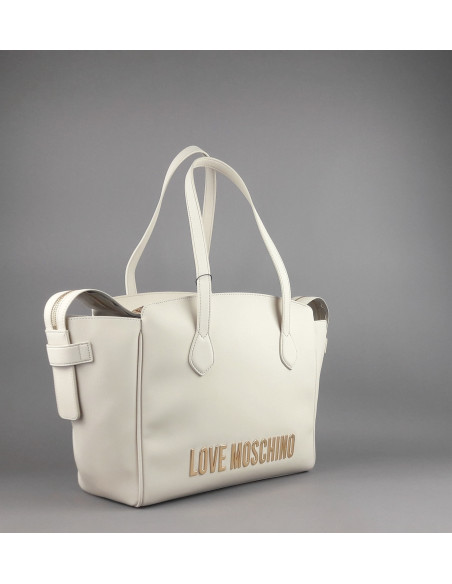 Love Moschino --- Shopper Donna Pu Avorio Prezzo 229,00