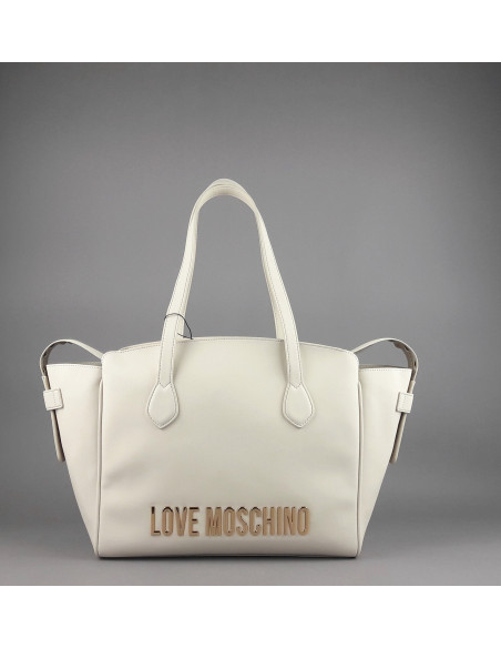 Love Moschino --- Shopper Donna Pu Avorio Prezzo 229,00