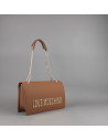 Love Moschino --- Borsa A Spalla Donna Pu Marrone Prezzo 195,00