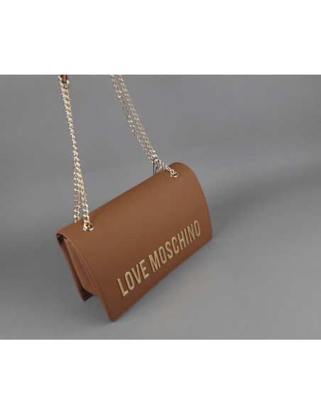 Love Moschino --- Borsa A Spalla Donna Pu Marrone Prezzo 195,00