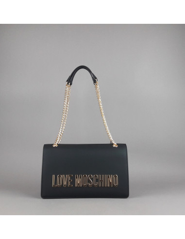 Love Moschino --- Borsa A Spalla Donna Pu Nero Prezzo 195,00