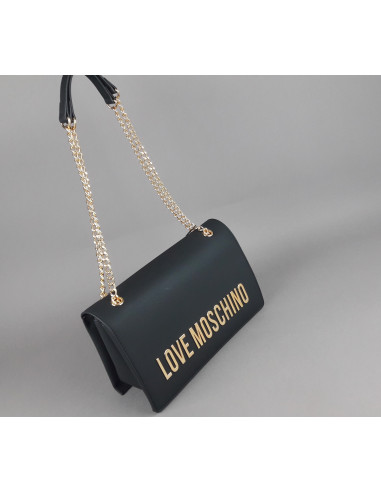 Love Moschino --- Borsa A Spalla Donna Pu Nero Prezzo 195,00