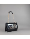 Love Moschino --- Borsa A Spalla Donna Pu Vernice Nero Prezzo 195,00
