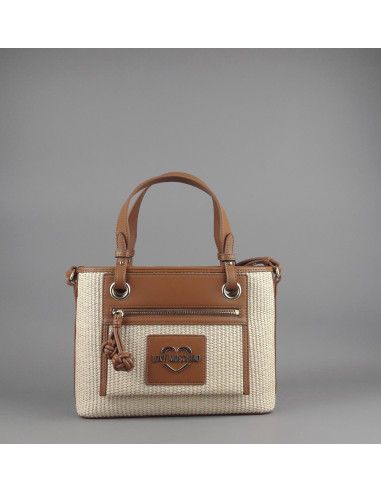 Love Moschino --- Borsa a Mano Donna Pu Marrone Prezzo 189,00