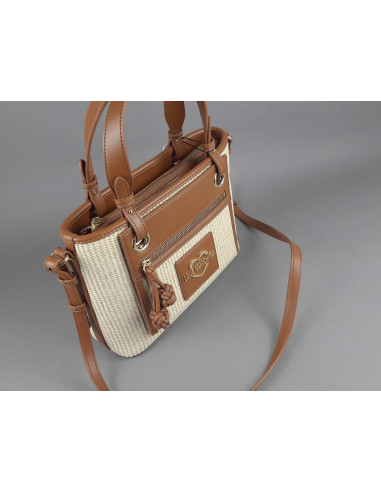 Love Moschino --- Borsa a Mano Donna Pu Marrone Prezzo 189,00