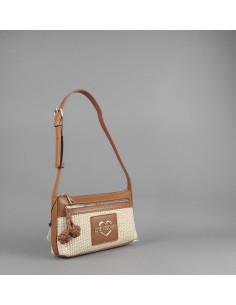 Love Moschino --- Borsa A Spalla Donna Pu Marrone Prezzo 159,00