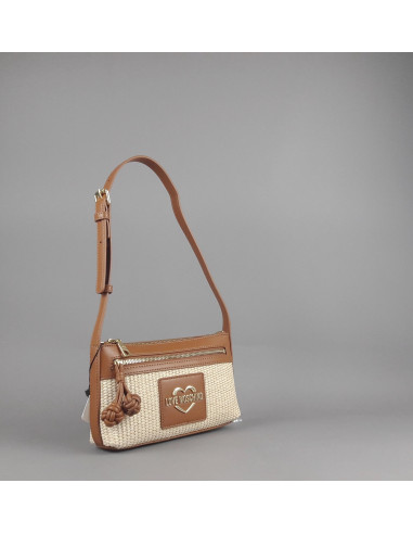 Love Moschino --- Borsa A Spalla Donna Pu Marrone Prezzo 159,00