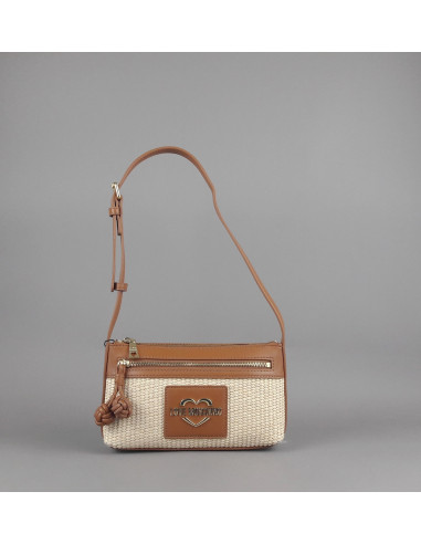 Love Moschino --- Borsa A Spalla Donna Pu Marrone Prezzo 159,00