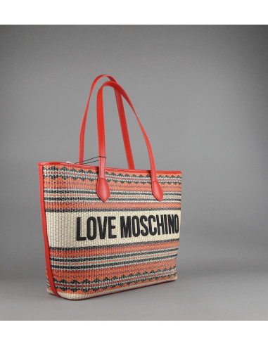 Love Moschino --- Shopper Donna Pu Rosso Multi Prezzo 209,00