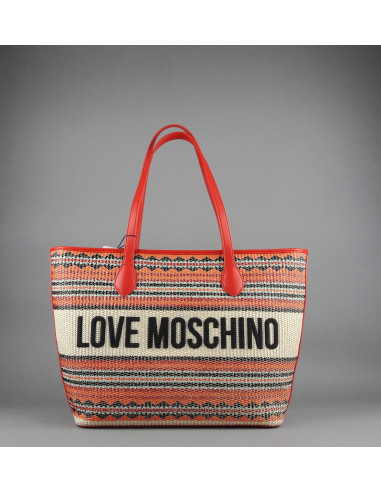 Love Moschino --- Shopper Donna Pu Rosso Multi Prezzo 209,00