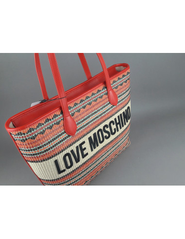 Love Moschino --- Shopper Donna Pu Rosso Multi Prezzo 209,00