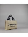 Love Moschino --- Borsa A Mano Donna Canvas Pu Talpa Prezzo 175,00