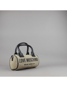 Love Moschino --- Borsa A Mano Donna Canvas Pu Talpa Prezzo 165,00