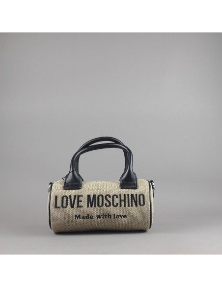 Love Moschino --- Borsa A Mano Donna Canvas Pu Talpa Prezzo 165,00
