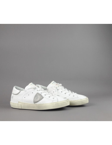 Philippe Model Paris Uomo Pelle Bianco