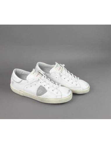 Philippe Model Paris Uomo Pelle Bianco