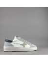 Ama Brand --- Sneakers Uomo Slam Pelle Bianco Grigio