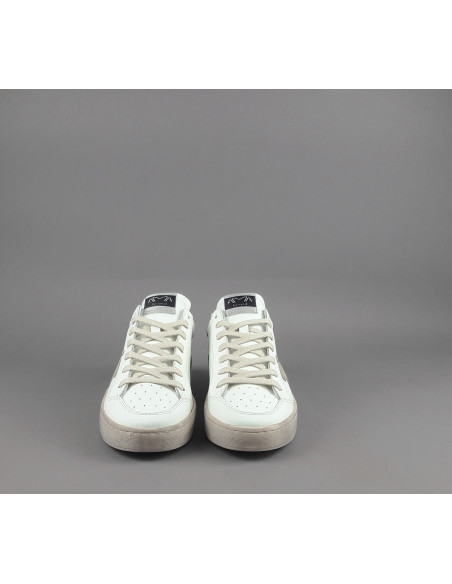 Ama Brand --- Sneakers Uomo Slam Pelle Bianco