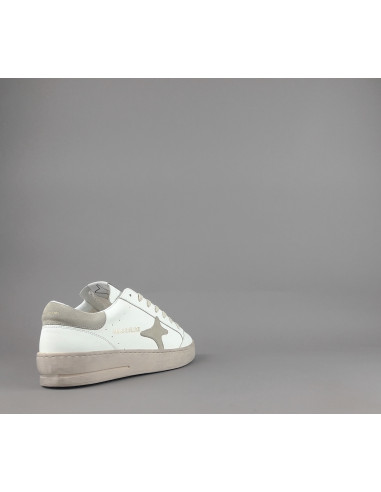 Ama Brand --- Sneakers Uomo Slam Pelle Bianco
