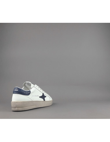 Ama Brand --- Sneakers Uomo Slam Pelle Bianco
