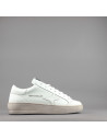 Ama Brand --- Sneakers Uomo Slam Pelle Bianco