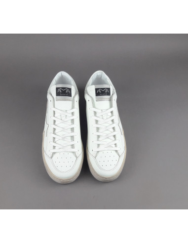 Ama Brand --- Sneakers Uomo Slam Pelle Bianco