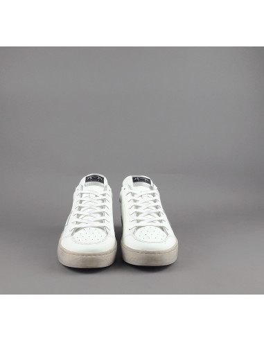 Ama Brand --- Sneakers Uomo Slam Pelle Bianco