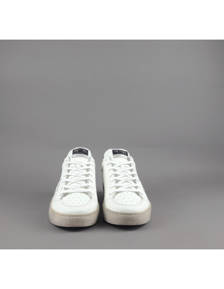 Ama Brand --- Sneakers Uomo Slam Pelle Bianco