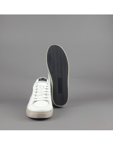 Ama Brand --- Sneakers Uomo Slam Pelle Bianco
