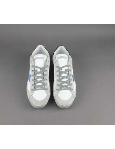 Ama Brand --- Sneakers Uomo Time Pelle Camoscio Bianco Grigio