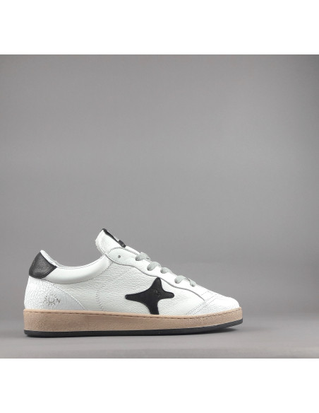 Ama Brand --- Sneakers Uomo Sun Pelle Bianco