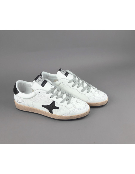 Ama Brand --- Sneakers Uomo Sun Pelle Bianco