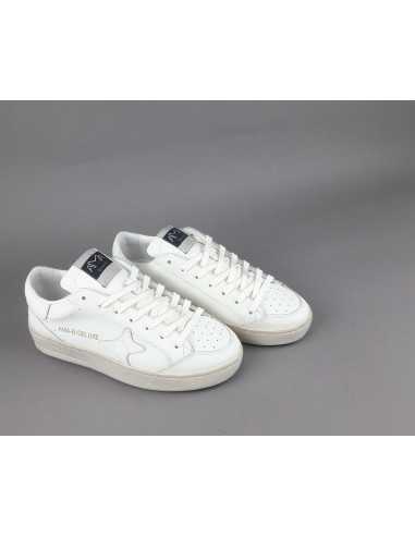 Ama Brand --- Sneakers Donna Slam Pelle Bianco