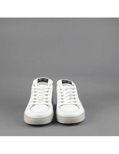 Ama Brand --- Sneakers Donna Slam Pelle Bianco