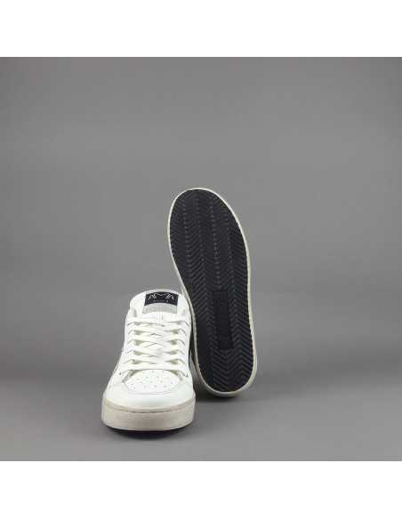 Ama Brand --- Sneakers Donna Slam Pelle Bianco