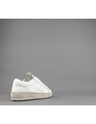 Ama Brand --- Sneakers Donna Slam Pelle Bianco