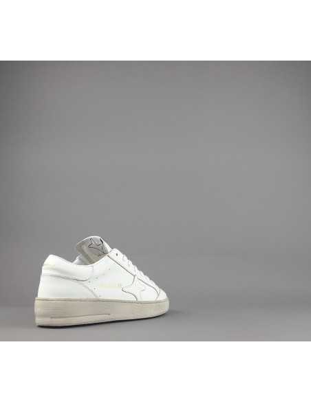 Ama Brand --- Sneakers Donna Slam Pelle Bianco
