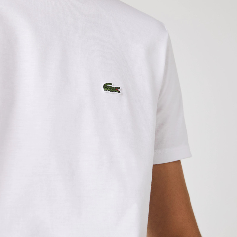 Lacoste --- T-Shirt Cotone Pima Bianco