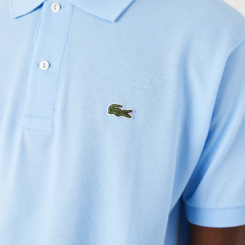 Lacoste --- Polo Uomo Celeste Polvere