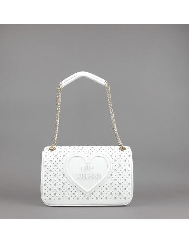 Love Moschino --- Borsa A Spalla Donna Pu Bianco